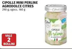 Coop Cipolle mini perline agrodolce CITRES offerta