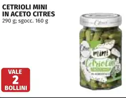 Coop Cetrioli mini in aceto CITRES offerta