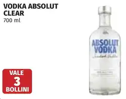 Coop Vodka absolut clear offerta