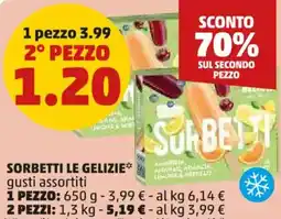 PENNY Sorbetti LE GELIZIE offerta