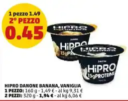 PENNY Hipro danone banana, vaniglia offerta