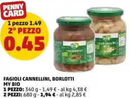 PENNY Fagioli cannellini, borlotti MY BIO offerta