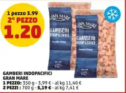 PENNY Gamberi wolfacific GRAN MARE offerta