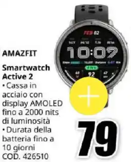 MediaWorld Amazfit Smartwatch Active 2 offerta