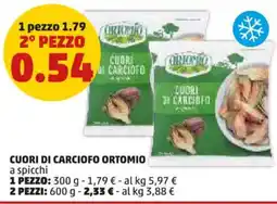 PENNY Cuori di carciofo ORTOMIO offerta