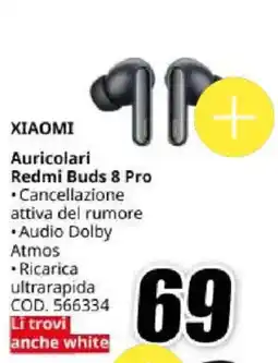 MediaWorld Xiaomi Auricolari Redmi Buds 8 Pro offerta