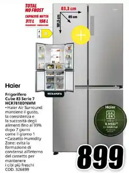 MediaWorld Haier Frigorifero Cube 83 Serie 7 HCR7818DNMM offerta