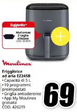MediaWorld Moulinex Friggitrice ad aria EZ245B offerta