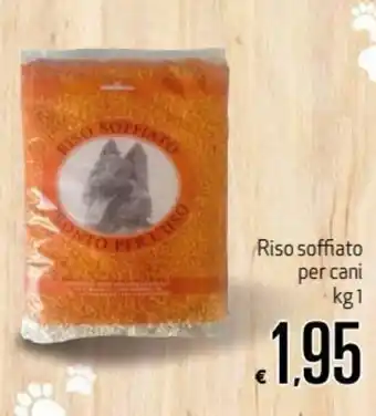 Maxi Supermercati Riso soffiato per cani 1kg offerta