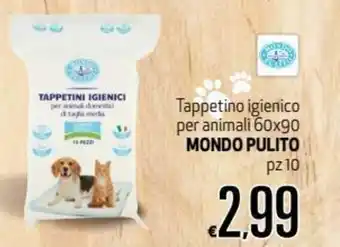 Maxi Supermercati Mondo Pulito Tappetino igienico per animali 60x90 10pz offerta