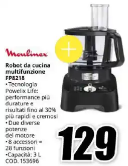 MediaWorld Moulinex Robot da cucina multifunzione FP8218 offerta