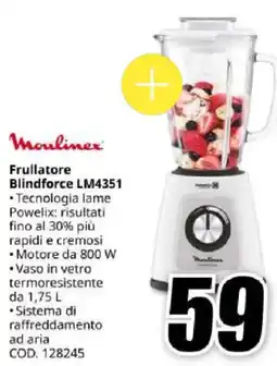 MediaWorld Moulinex Frullatore Blindforce LM4351 offerta