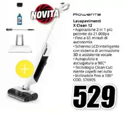 MediaWorld Rowenta Lavapavimenti X Clean 12 offerta