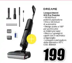 MediaWorld DREAME Lavapavimenti H12 Pro FlexLite offerta