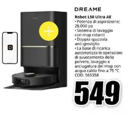 MediaWorld DREAME Robot L50 Ultra AE offerta