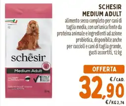 Spazio Conad Schesir medium adult offerta