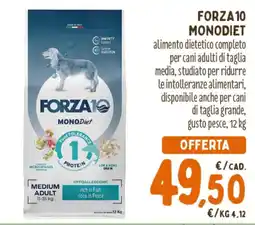 Spazio Conad Forza 10 monodiet offerta
