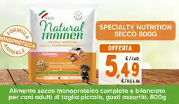Spazio Conad Natural trainer specialty nutrition secco offerta
