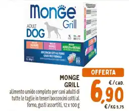 Spazio Conad Monge grill offerta