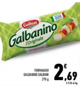Conad Formaggio galbanino GALBANI offerta