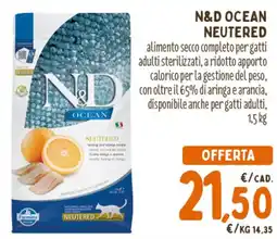 Spazio Conad N&d ocean neutered offerta