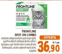 Spazio Conad Frontline combo gatti offerta
