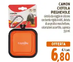 Spazio Conad Camon ciotola pieghevole offerta