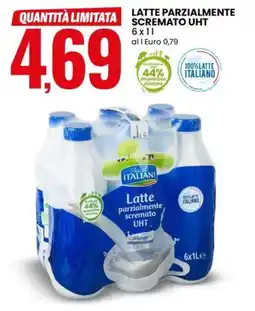 Eurospin Latte parzialmente scremato uht offerta