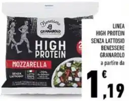 Conad Linea high protein senza lattosio benessere GRANAROLO offerta