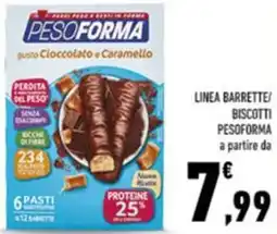 Conad Linea barrette/ biscotti PESOFORMA offerta