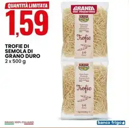 Eurospin Trofie di semola di grano duro offerta