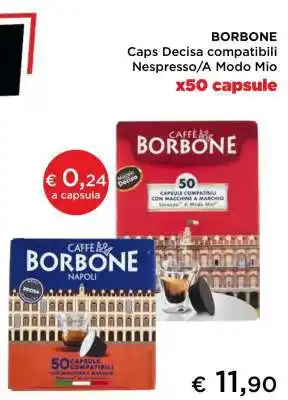 Coop BORBONE Caps Decisa compatibili Nespresso/A Modo Mio offerta