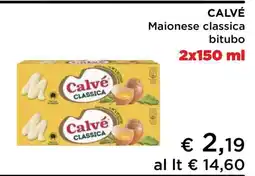 Coop CALVÉ Maionese classica bitubo offerta