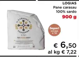 Coop LOGIAS Pane carasau 100% sardo offerta