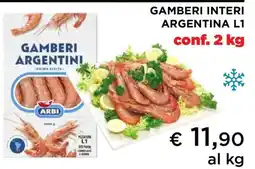 Coop GAMBERI INTERI ARGENTINA L1 offerta