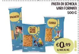 Coop Pasta di semola vari formati offerta