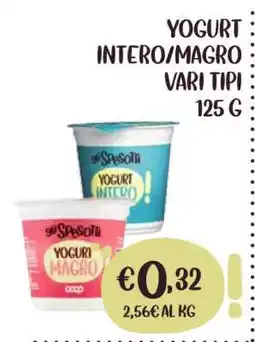 Coop Yogurt Intero/Magro Vari Tipi offerta
