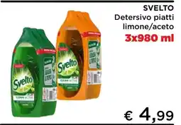 Coop SVELTO Detersivo piatti limone/aceto offerta