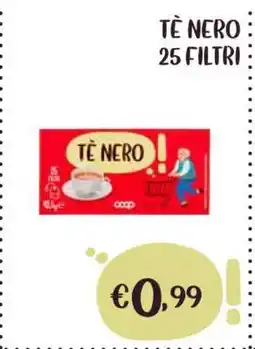 Coop TÈ NERO 25 FILTRI offerta