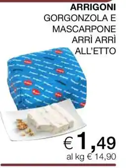 Coop ARRIGONI GORGONZOLA E MASCARPONE offerta