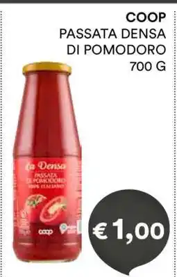 Coop COOP PASSATA DENSA DI POMODORO offerta
