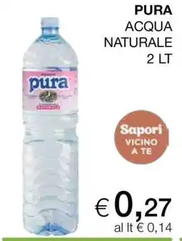 Coop PURA ACQUA NATURALE 2 LT offerta
