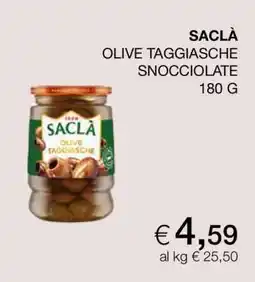 Coop SACLÀ OLIVE TAGGIASCHE SNOCCIOLATE offerta