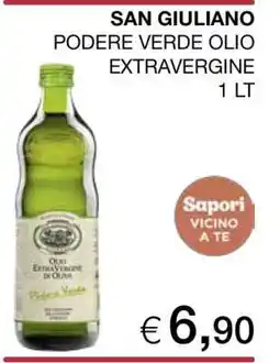 Coop SAN GIULIANO PODERE VERDE OLIO EXTRAVERGINE offerta