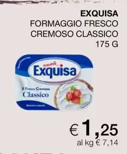 Coop EXQUISA FORMAGGIO FRESCO CREMOSO CLASSICO offerta