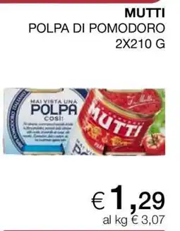 Coop Mutti Polpa di pomodoro offerta