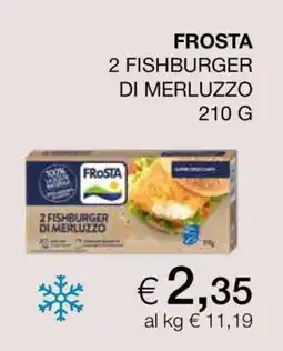 Coop FROSTA 2 FISHBURGER DI MERLUZZO offerta
