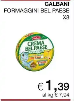 Coop GALBANI FORMAGGINI BEL PAESE X8 offerta