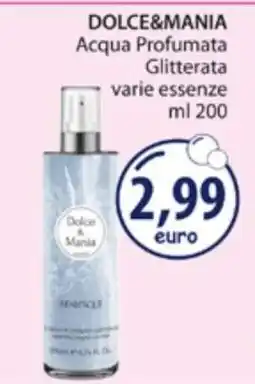 Acqua & Sapone DOLCE&MANIA Acqua Profumata Glitterata offerta