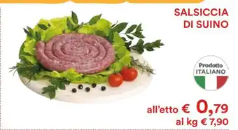 Coop Salsiccia Di Suino offerta